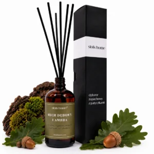 Dyfuzor zapachowy Mech Dębowy i Ambra - 100 ml - Słoik Home